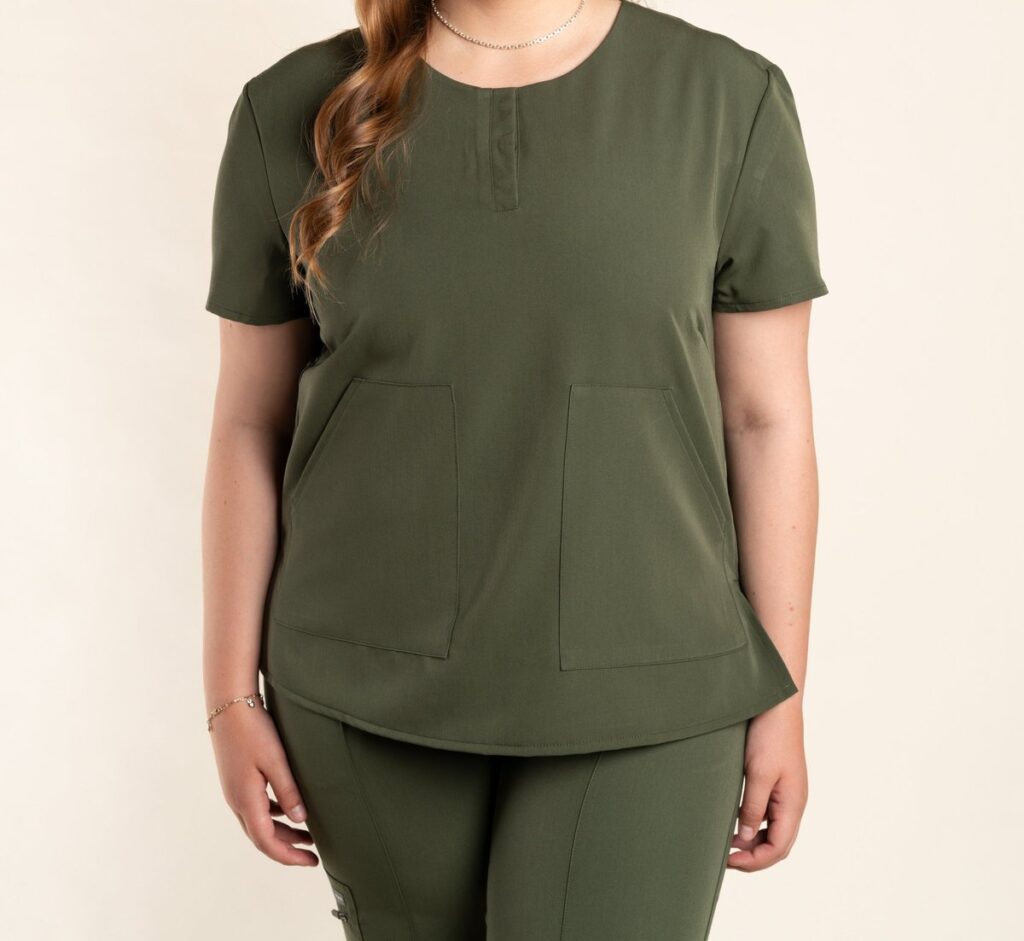 Top mujer Curve military