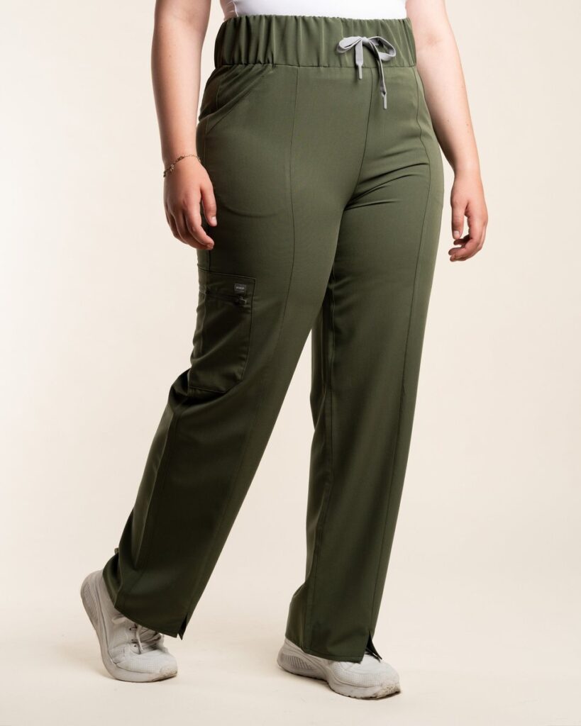 Pantalón mujer Curve military