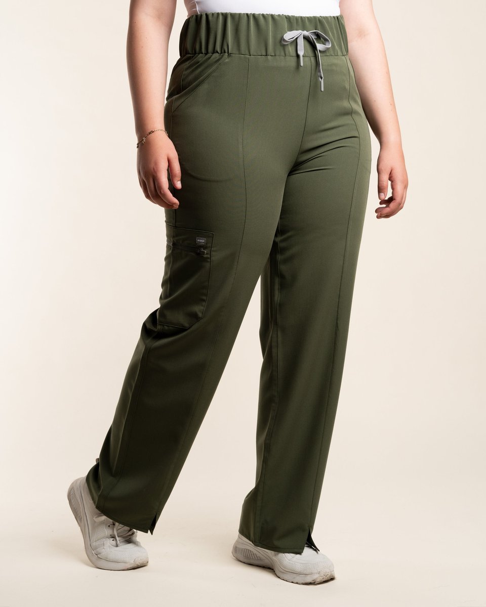 Pantalón mujer Curve military
