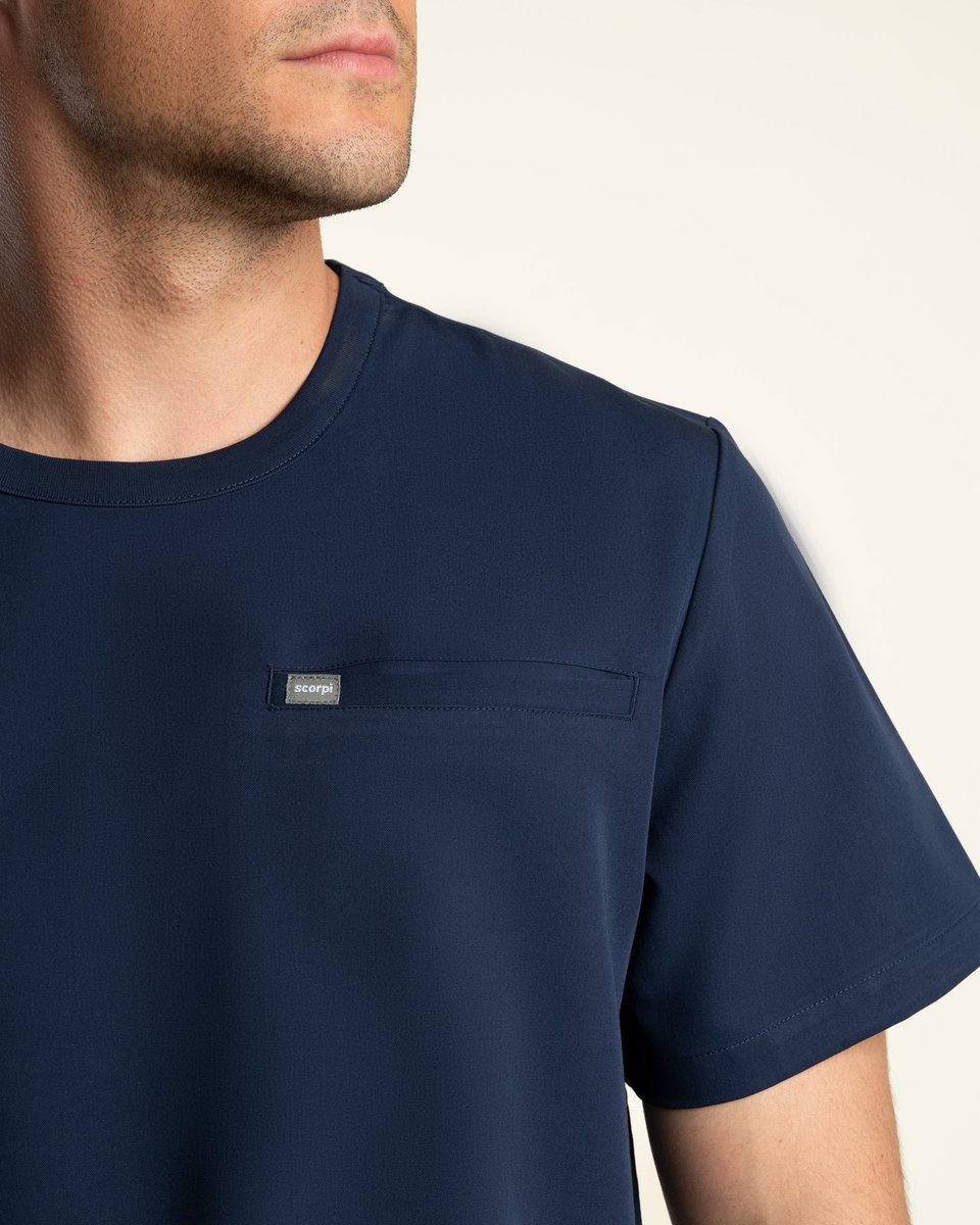 Top hombre Dynamic cuello Rib