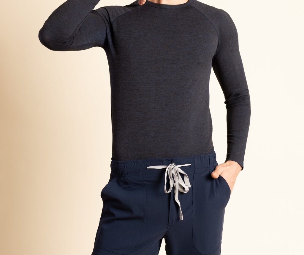 Primera capa flex tee hombre melange