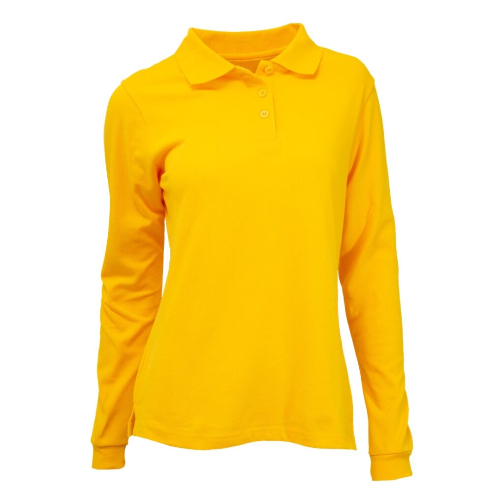 Polera piqué m/larga mujer