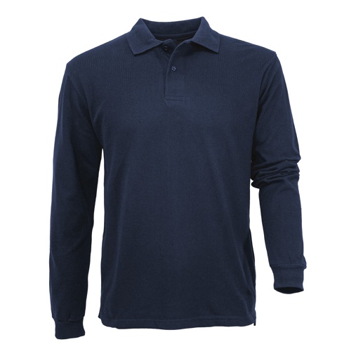 Polera piqué m/larga hombre