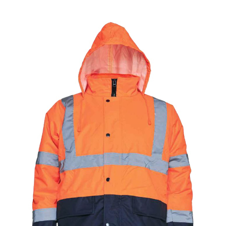 Parka kimono bicolor oxford 300d alta visibilidad