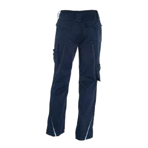 Pantalon cargo poplin cint. elasticada