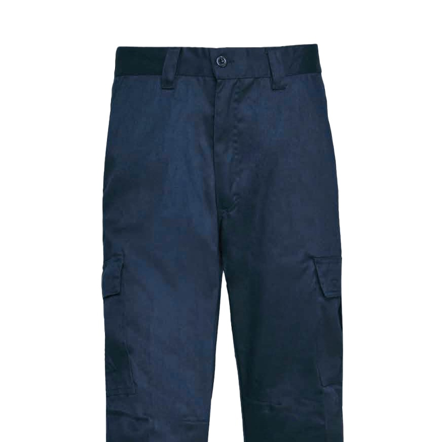 Pantalon cargo gabardina  cintura elasticada
