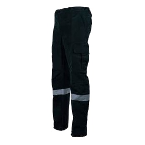 Pantalon cargo poplin c/cint. reflectante