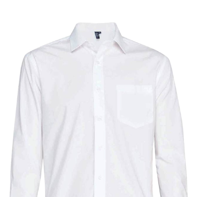 Camisa trevira blanca optica m/larga comfort