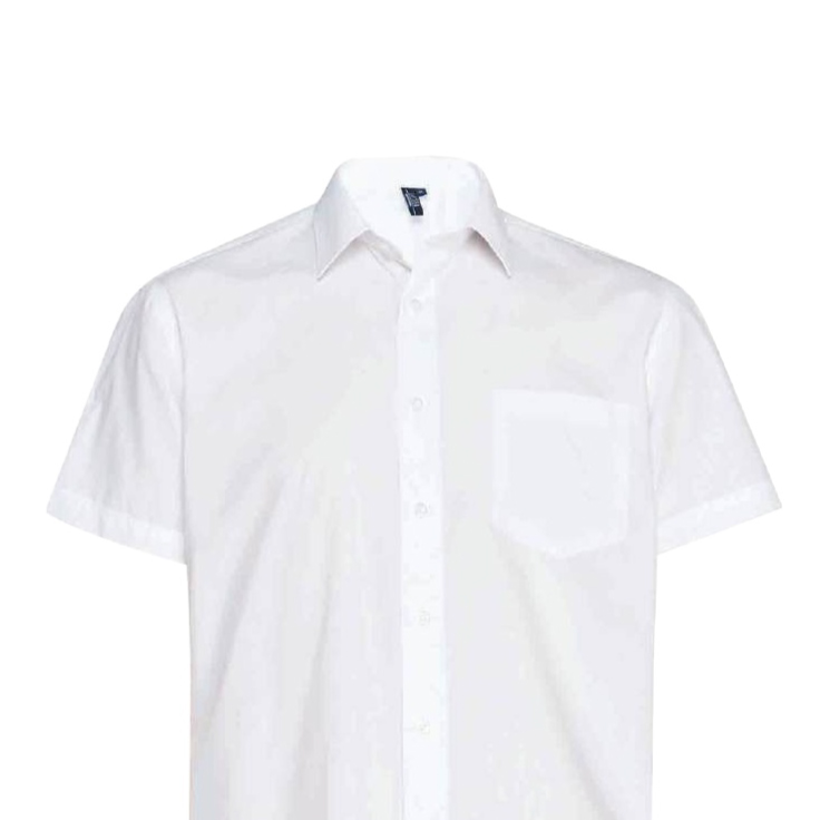 Camisa trevira blanca optica m/corta comfort