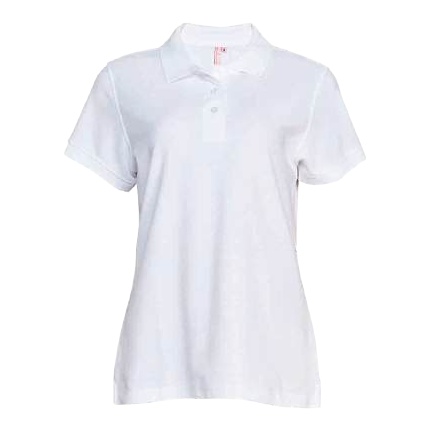 Polera pique t/c 65-35  mujer m/corta