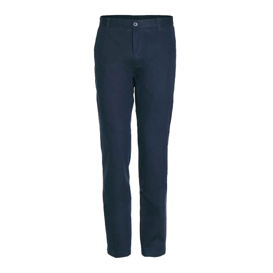 Pantalon gabardina sin pinzas 100% algodón