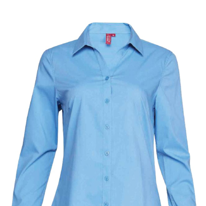 Blusa trevira spandex m/larga